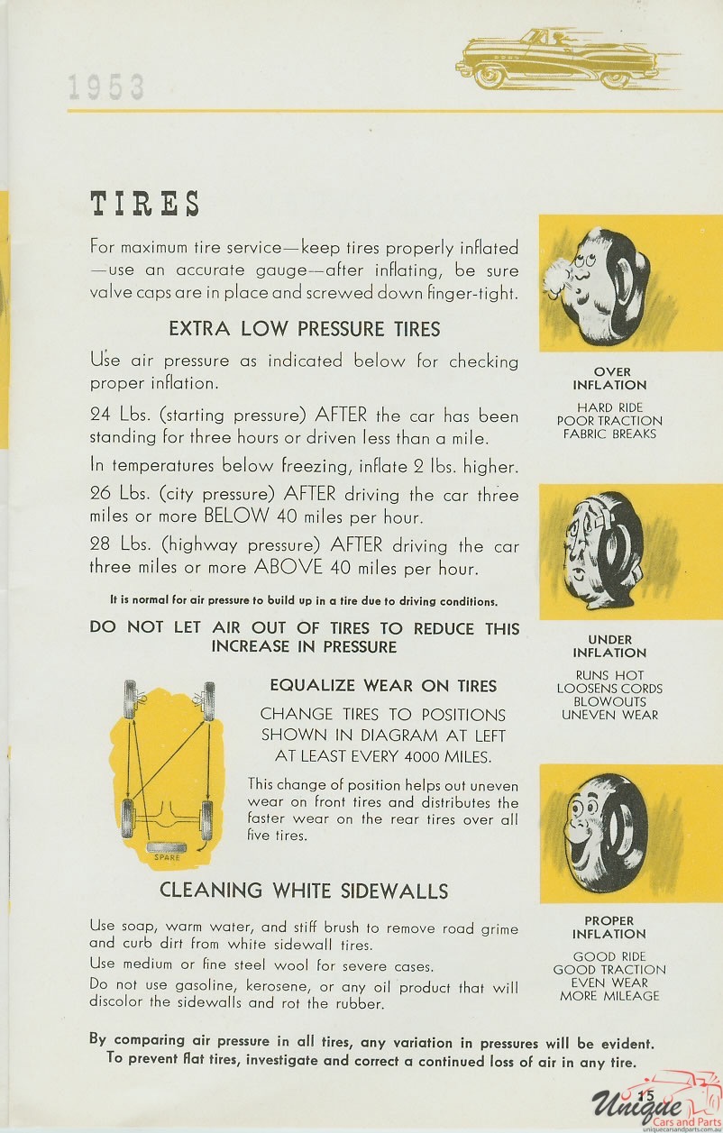 1953 Buick Owners Guide Page 12